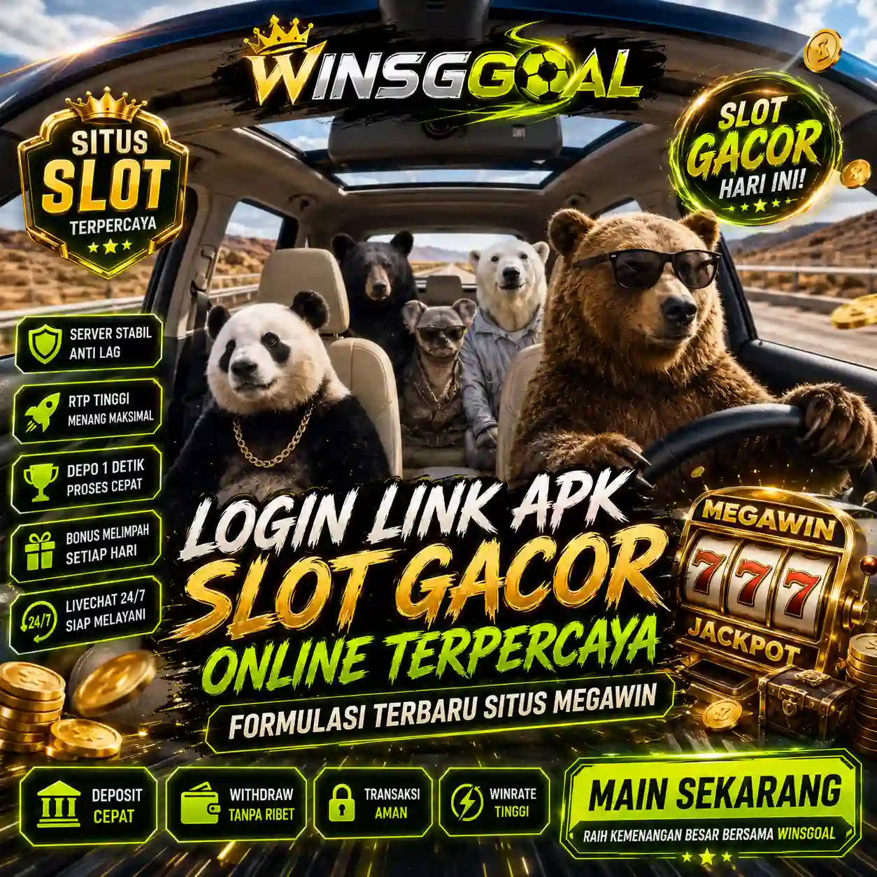 Winsgoal: Login Link APK Slot Gacor Online Terpercaya Formulasi Terbaru Situs Megawin